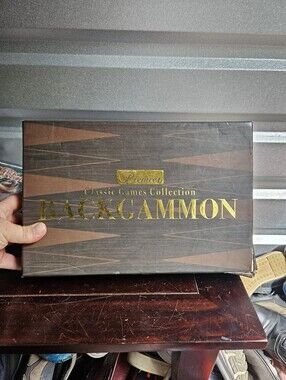 Premier Backgammon Set 7/8” Checkers Complete